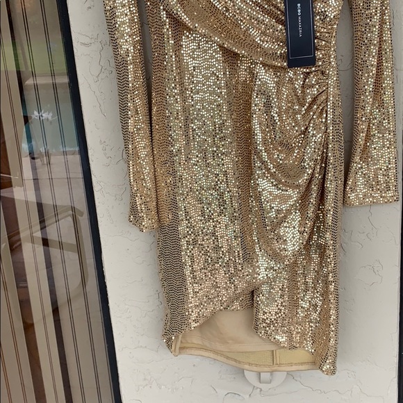 BCBGMAXAZRIA bnwt fancy cocktail dress - Picture 4 of 7